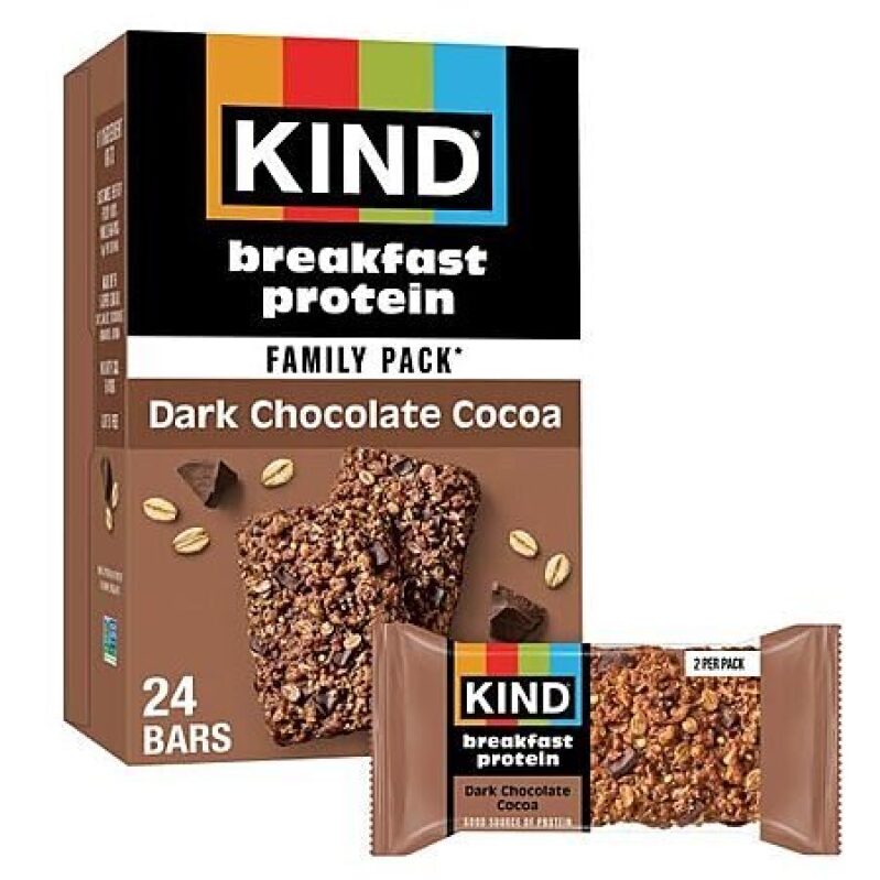 12-Pack KIND Breakfast Protein Bars (Dark Chocolate Cocoa) - Prime Deal