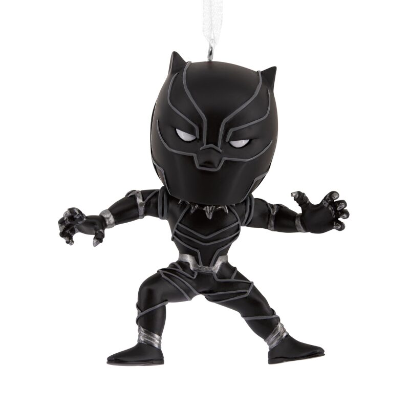 Marvel Black Panther Stylized Christmas Ornament - Perfect Gift for Marvel Fans