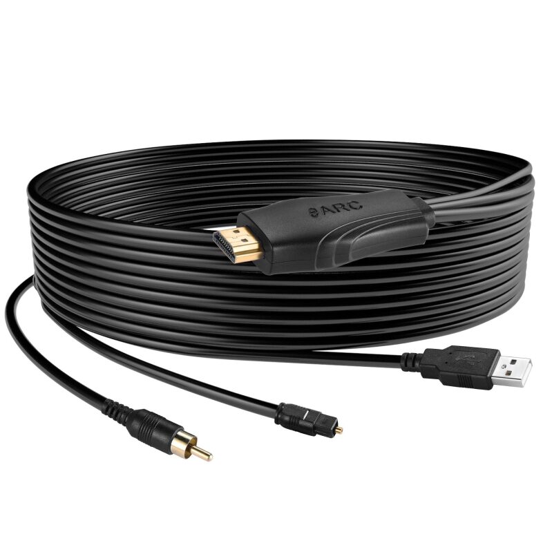 192KHz HDMI eARC/ARC to Optical Coaxial Audio Converter by ARC