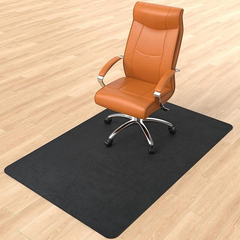 Elevate Your Workspace with Mapuon 55x36-in Corduroy Office Chair Mat
