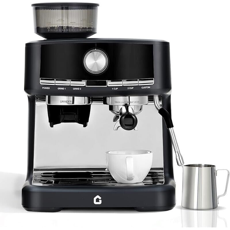 Garvee 20 Bar Espresso Machine with Built-in Grinder - Perfect for Home Baristas