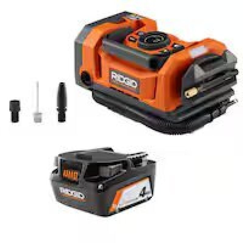 Ridgid 18V Dual Function Cordless Inflator: Versatile & Efficient