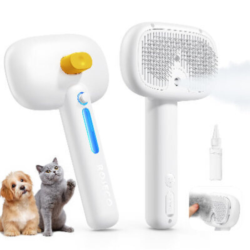 3-in-1 Wireless Pet Steam Brush - Efficient Pet Grooming