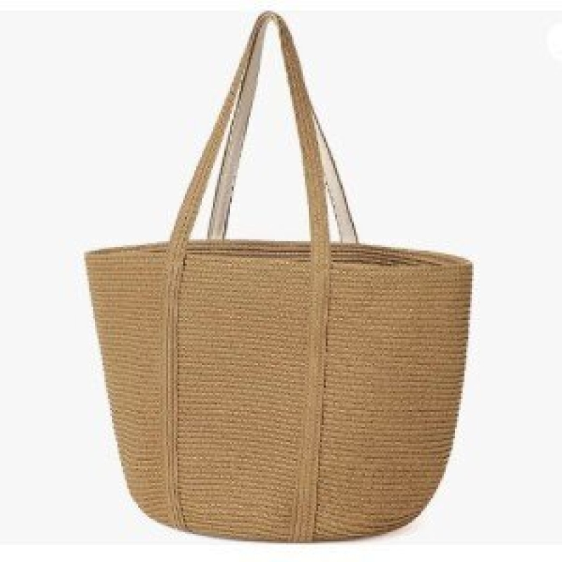 Eco-Friendly Straw Tote - Perfect for Beach or Shopping