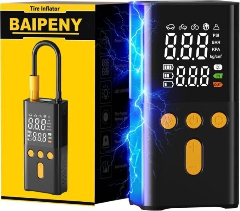 Portable Car Tire Inflator with 50% Discount