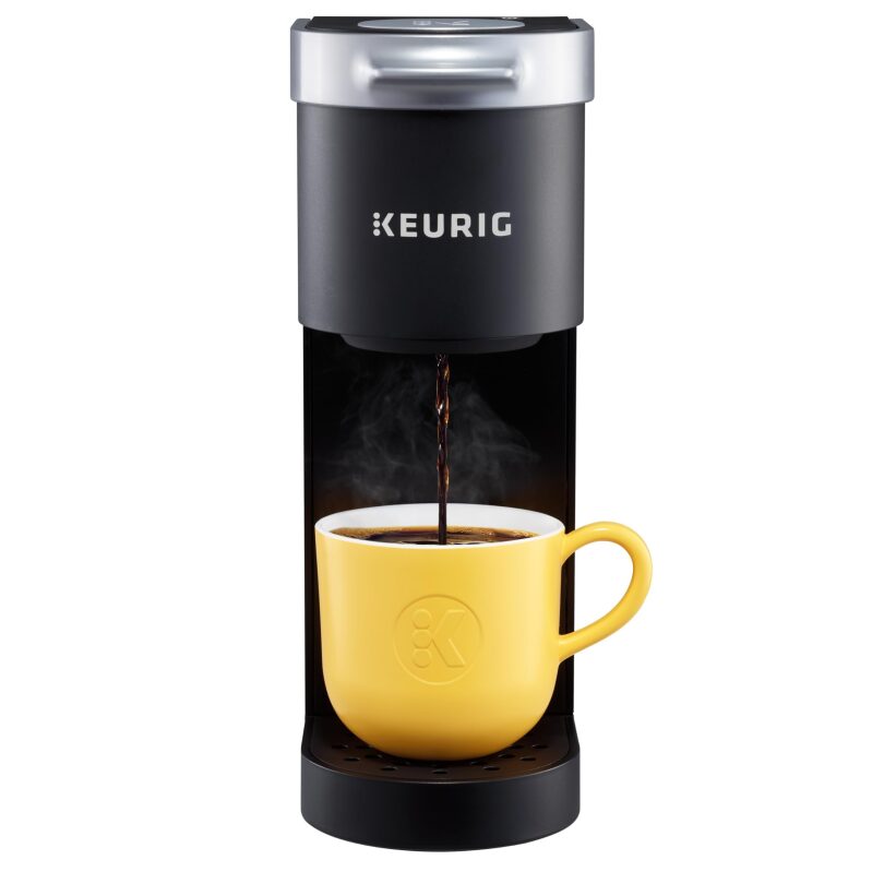 Matte Black Keurig K-Mini Plus Coffee Maker - Compact and Efficient Home Brewing