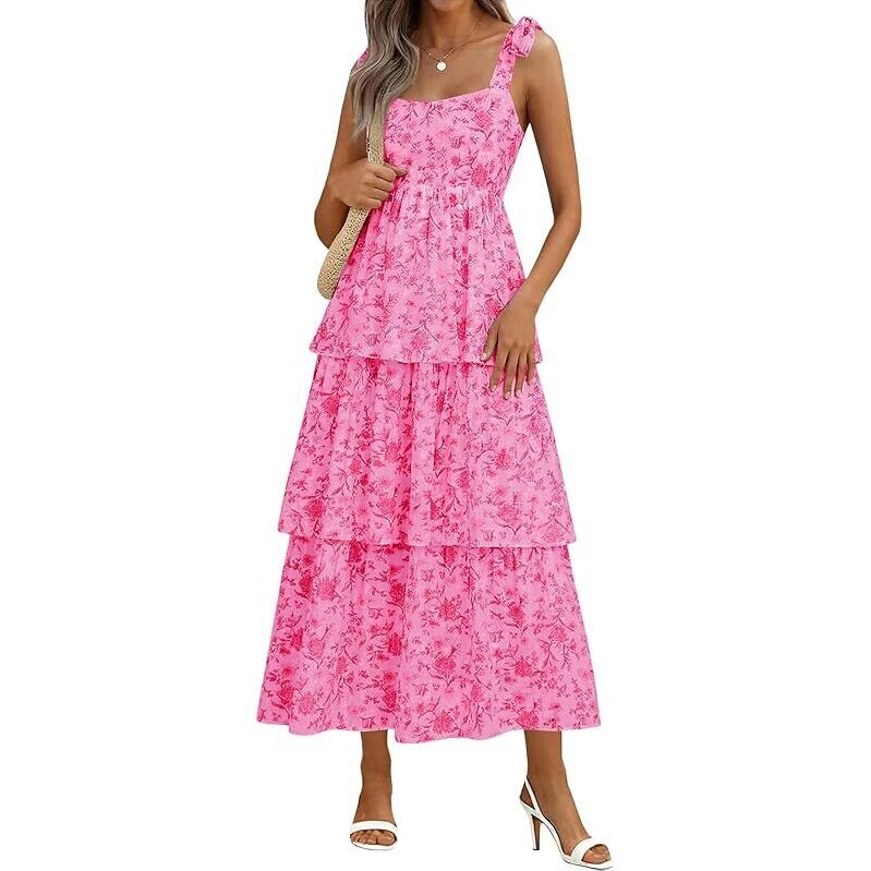 Wenrine Women's Floral Maxi Dress - Perfect for Summer