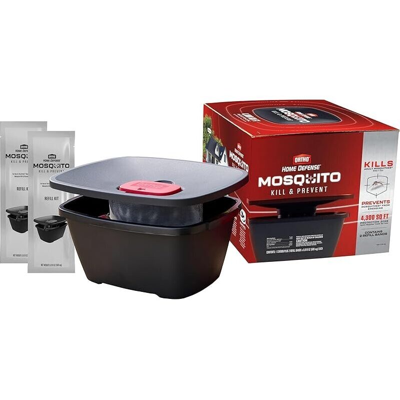 Ortho Home Defense Mosquito Killer and Prevent Kit - Effective Outdoor Mosquito Control