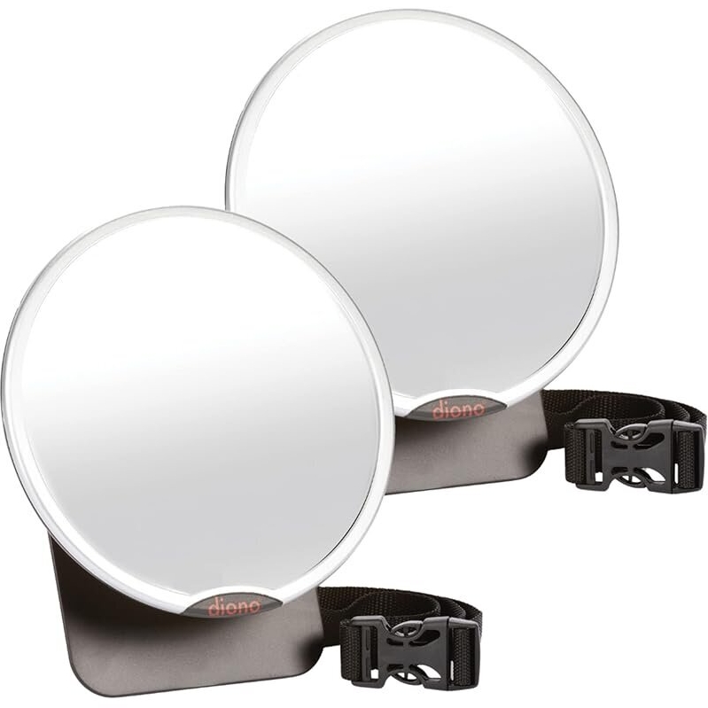 2-Pack Diono Easy View Baby Car Mirrors with 360 Rotation