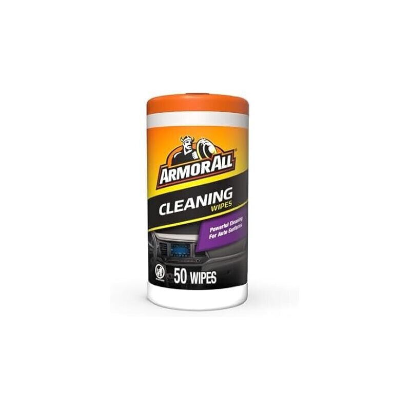 50-Count Armor All Car Cleaning Wipes - Powerful & Convenient Cleaning Solution