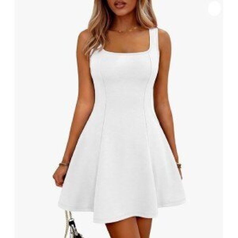 ANRABESS Sleeveless A-Line Dress - Pure Elegance