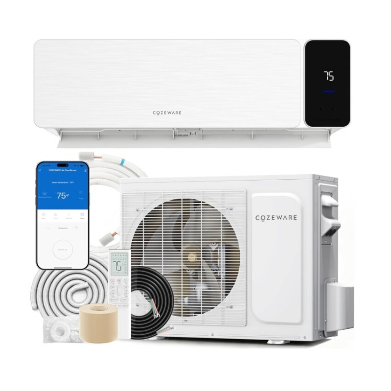 Cozeware 12000 BTU 230V Mini Split Air Conditioner Heat Pump - 5% Off