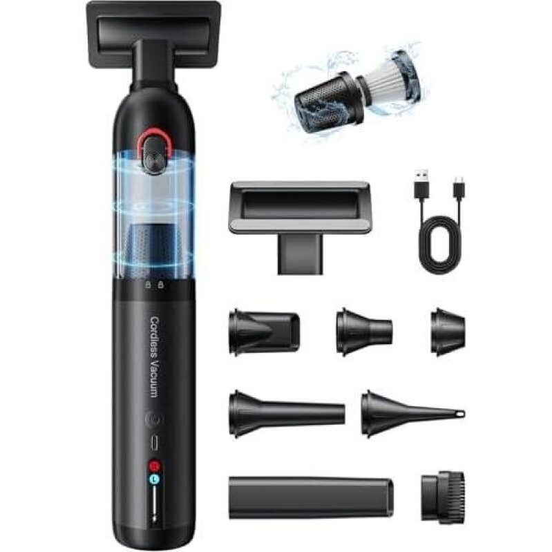 Portable Cordless Vacuum Cleaner - 21000Pa - 66% Discount