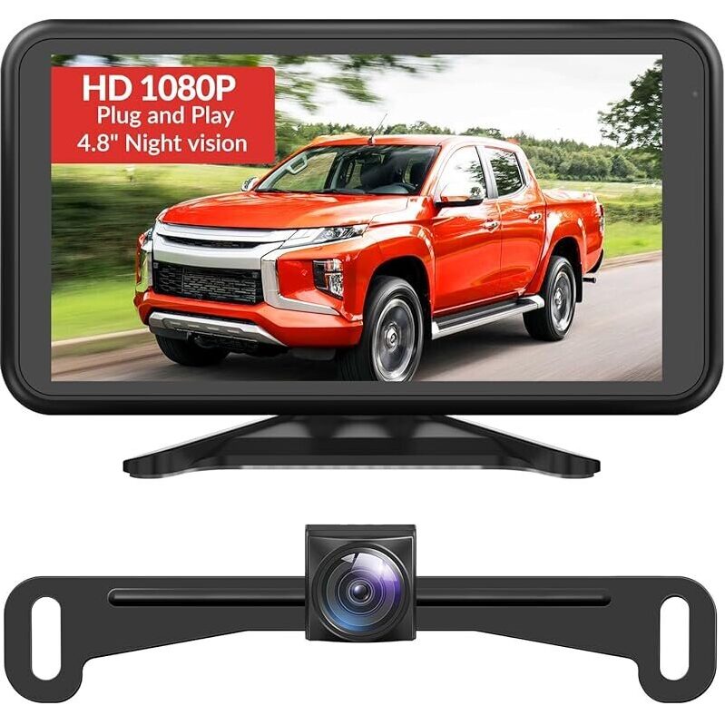 AUTO-VOX 4.8-in 1 Wireless Backup Camera - Plug & Play
