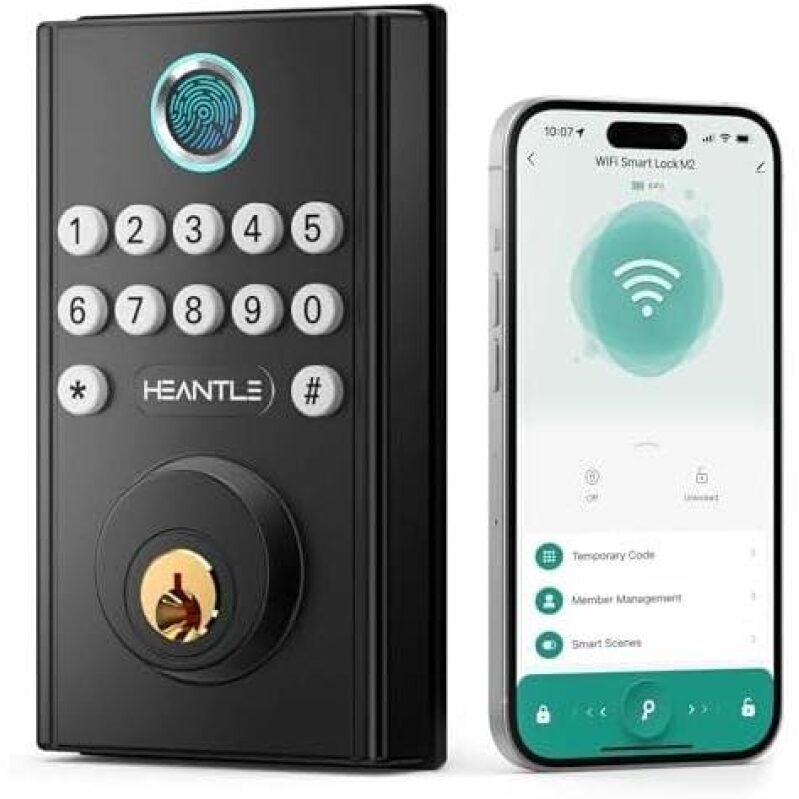 Fingerprint Bluetooth Smart Lock - 50% OFF on WiFi Remote Control Front Door Lock