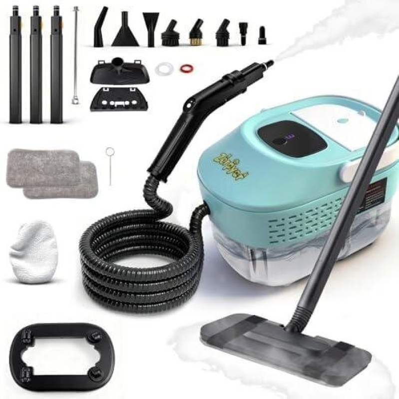 High-Efficiency 2500W Steam Cleaner with 3 Speeds and 19 Accessories - 40% Off