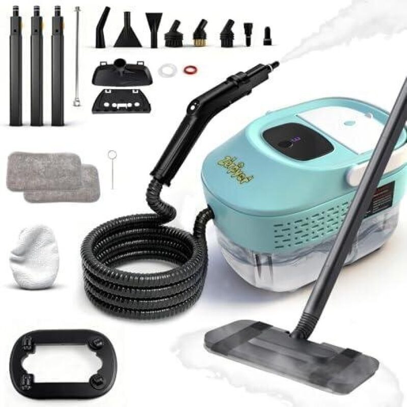 High-Efficiency 2500W Steam Cleaner with 3 Speeds and 19 Accessories - 40% Off