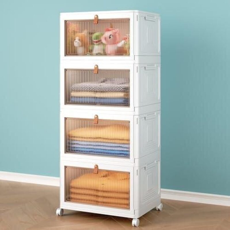 37% Off: Four-Tier Foldable Storage Box with Lid - 23 Quart
