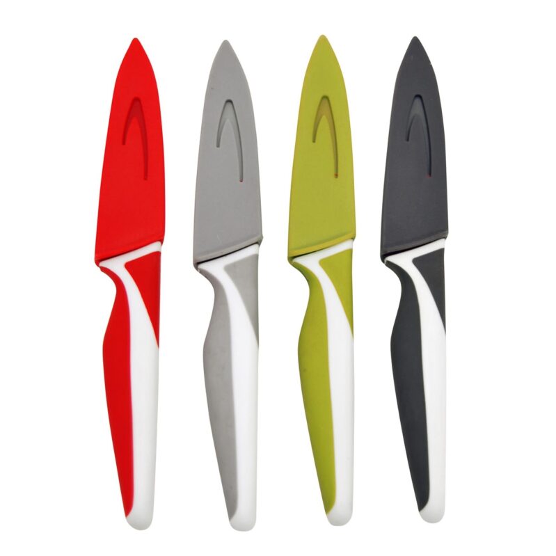 Starfrit Gourmet Set of 4 Paring Knives: Precision and Safety Combined