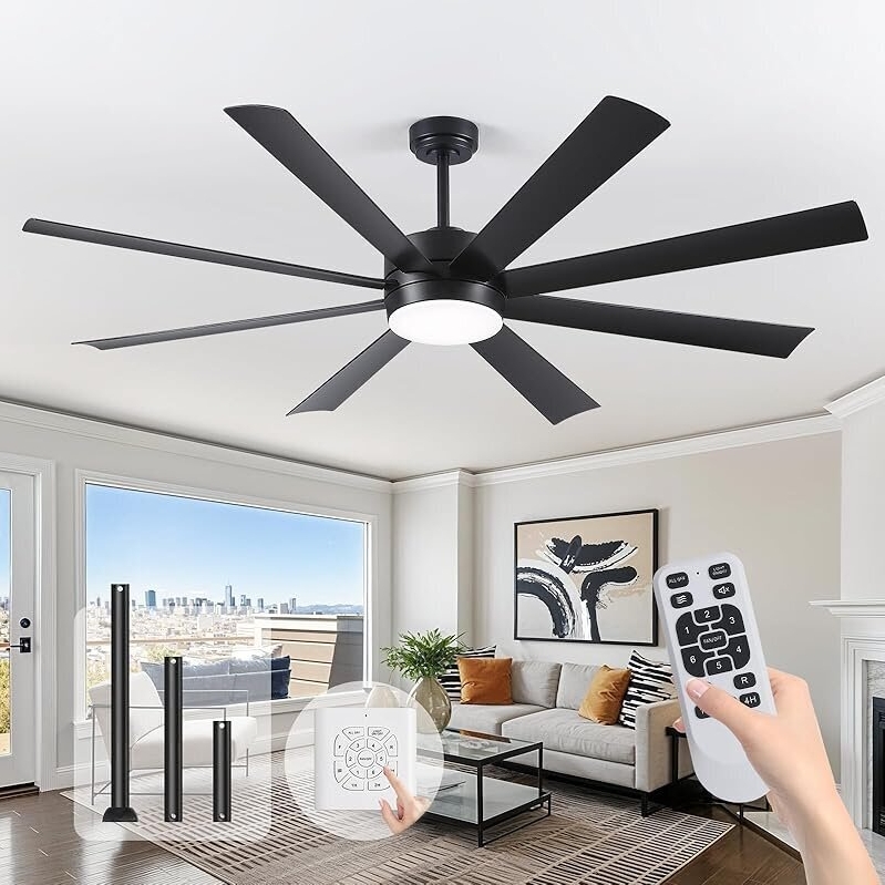 72 Inch Ceiling Fans with Lights - Modern and Energy Efficient