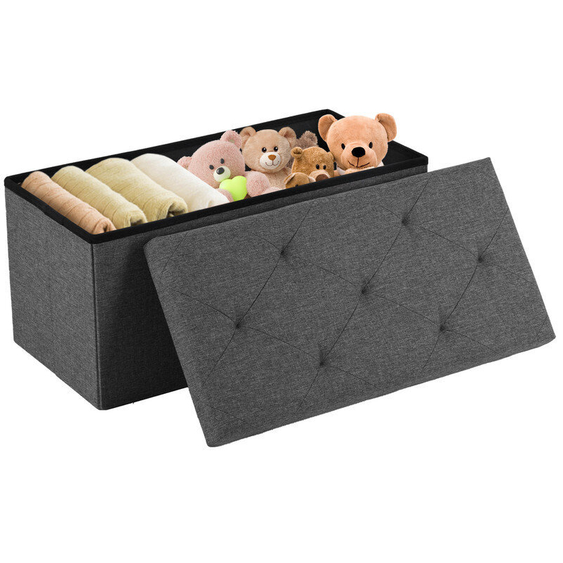 Gianna 30 Inches Folding Storage Ottoman Bench - Ultimate Seating Solution