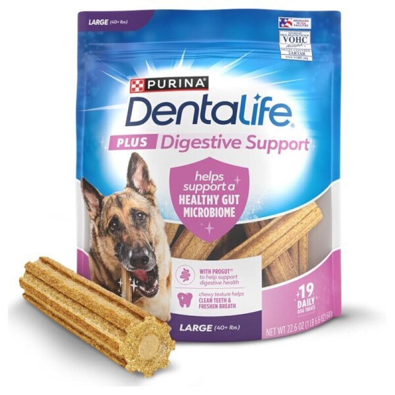 DentalLife Plus Digestive Support Dog Treats for Large Dogs - $13.55
