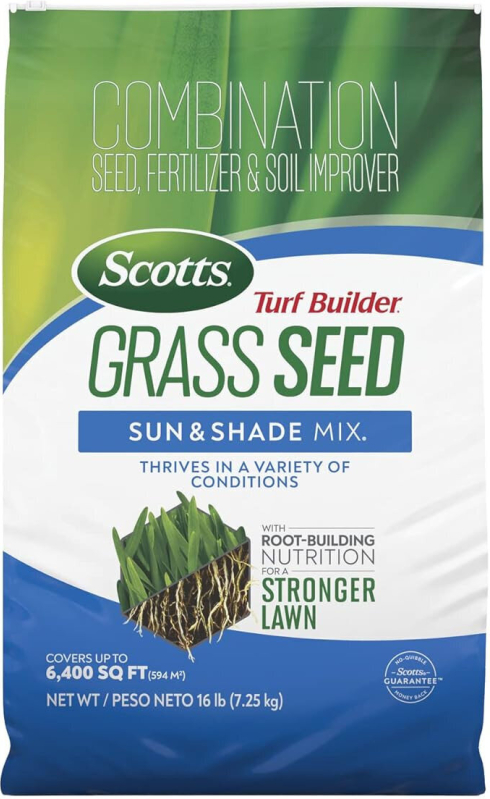 Scotts Turf Builder Grass Seed, Fertilizer & Soil Improver