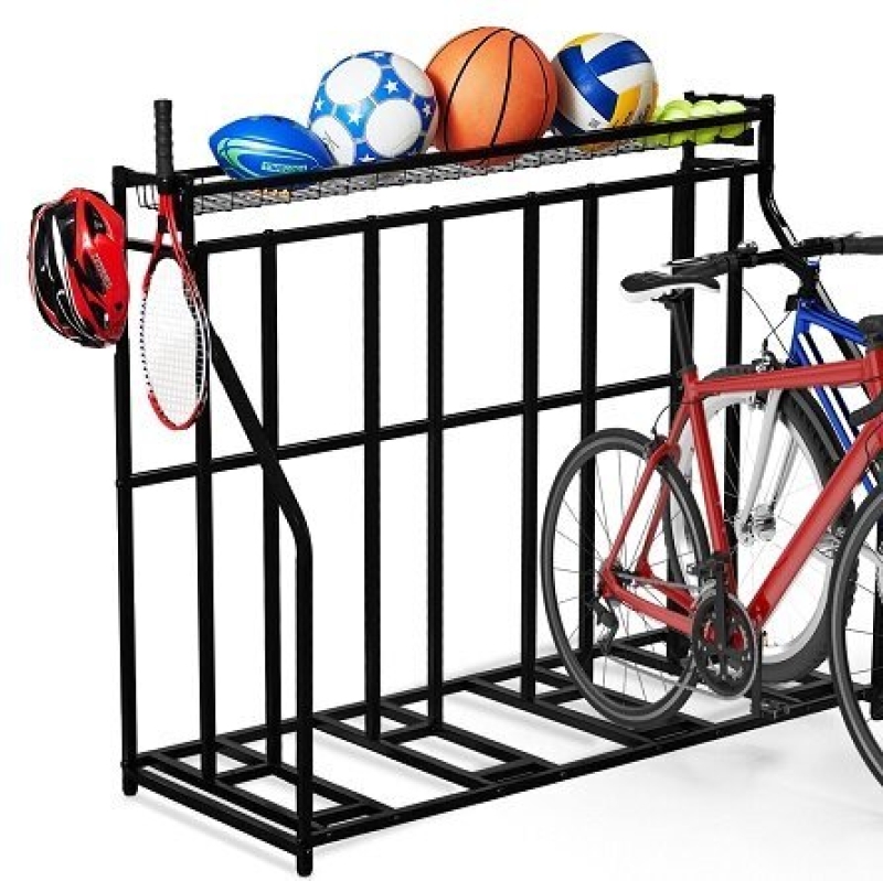 Space-Saving Bike Rack for 4 Bikes - Unbeatable Deal at $70.03