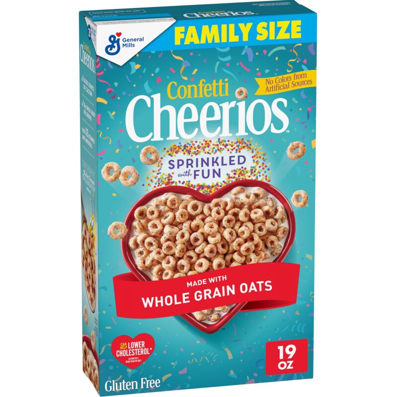 Confetti Cheerios Breakfast Cereal - Family Size