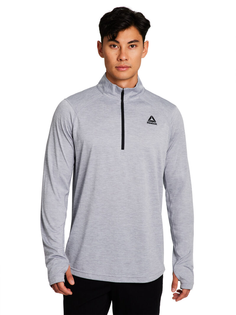 Reebok Men's Trail Quarter-Zip Active Pullover Shirt - Ultimate Comfort for Every Activity