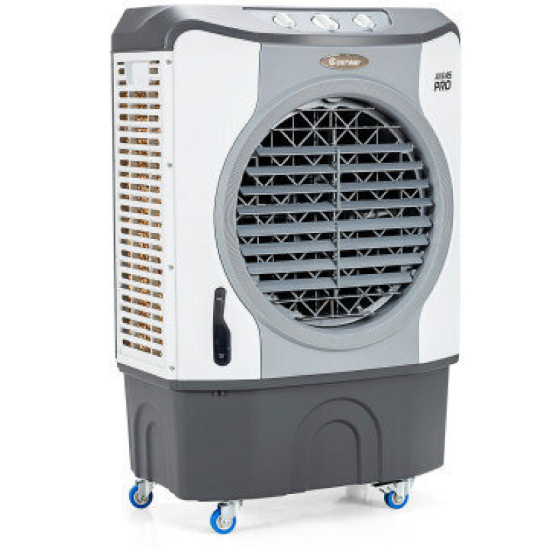 Versatile 4-in-1 Industrial Evaporative Air Cooler Fan with 12 Gallon Tank