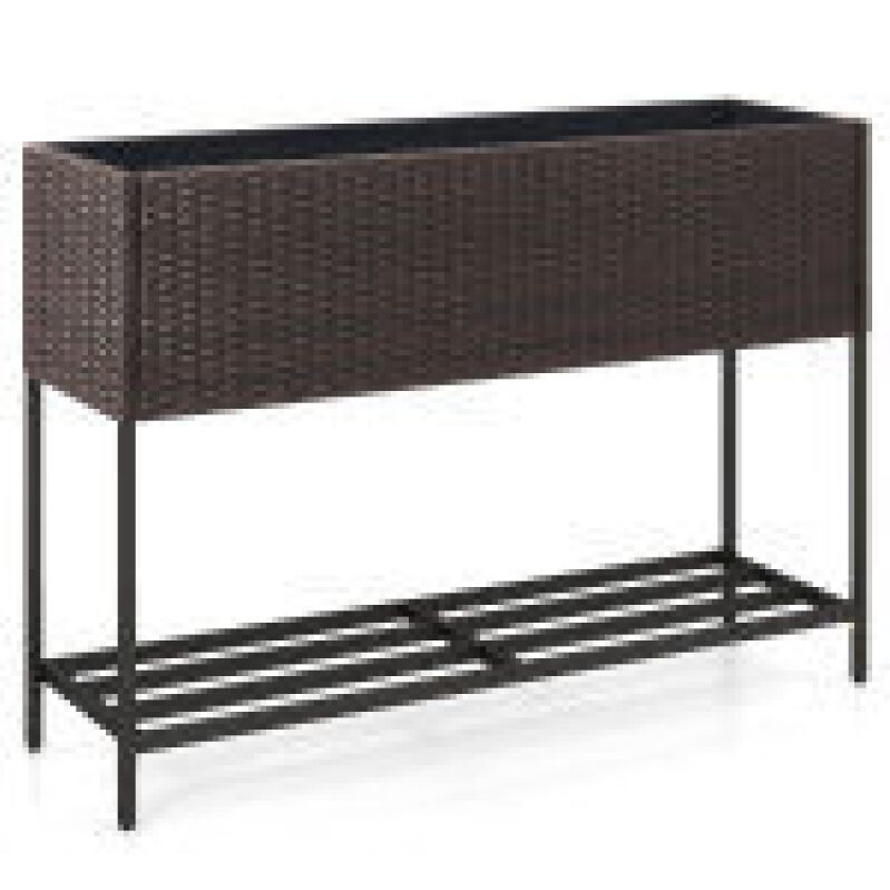 Elevate Your Garden with Costway Raised Wicker Bed