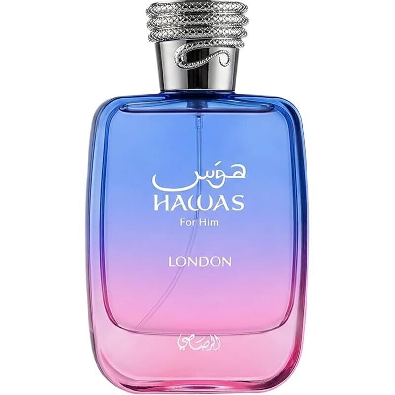 Rasasi Hawas London Eau de Parfum Spray for Men - Bold, Spicy-Fruity Fragrance