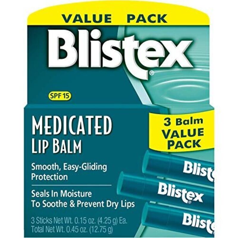 Blistex Medicated Lip Balm Value Pack - 3 Sticks, Original Price $7.00 Now Only $3.79, Free Shipping