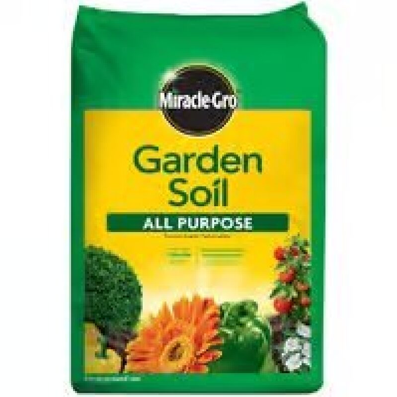 Miracle-Gro All Purpose Garden Soil - Nutrient-Rich, Long-Lasting Plant Food