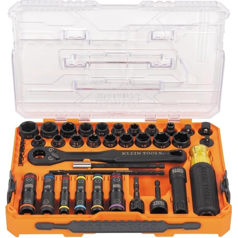 Klein Tools 65500KNECT KNECT Impact Socket Set - Complete Socket Set