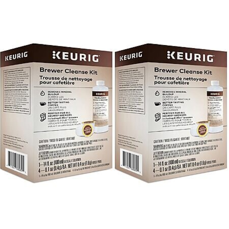 Keurig Brewer Cleanse Kit - Descaling and Maintenance