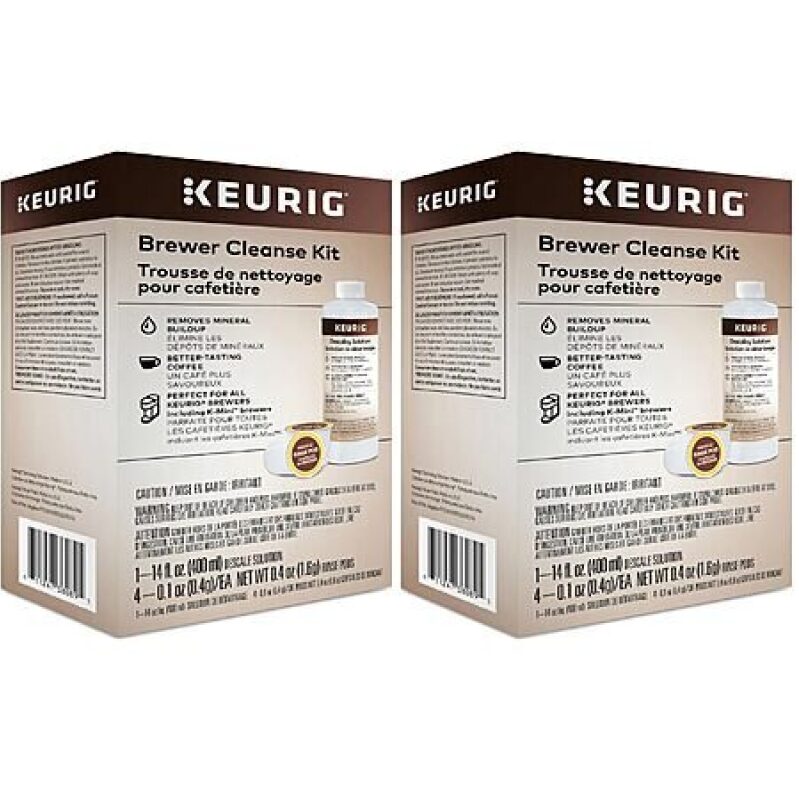 Keurig Brewer Cleanse Kit - Descaling and Maintenance