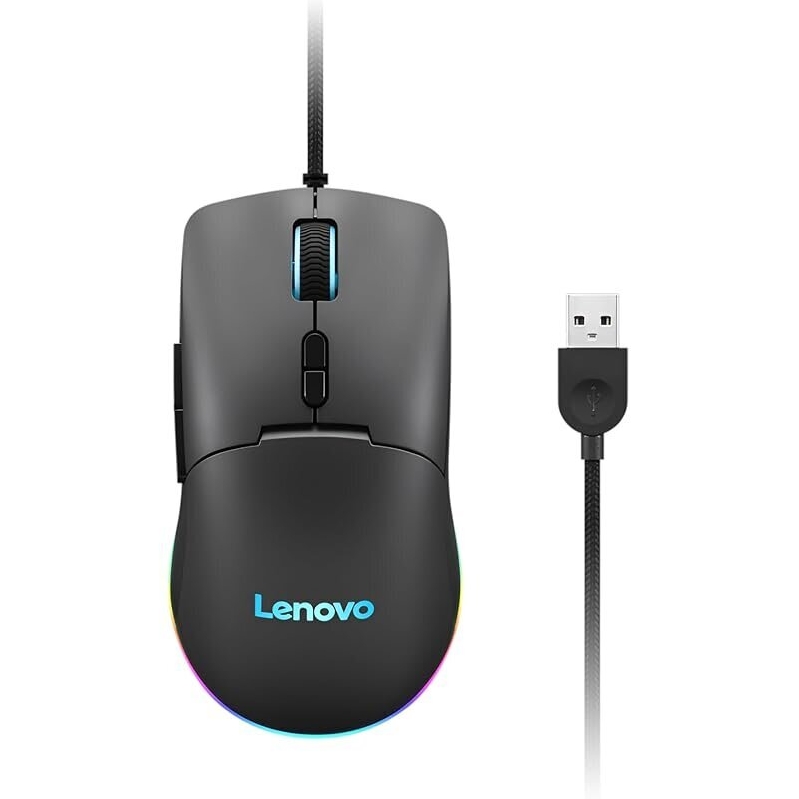 Lenovo M210 RGB Wired Gaming Mouse - Precision and Flexibility at Its Best