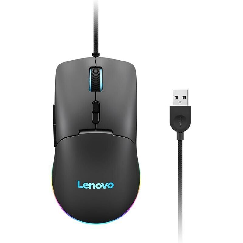Lenovo M210 RGB Wired Gaming Mouse - Precision and Flexibility at Its Best