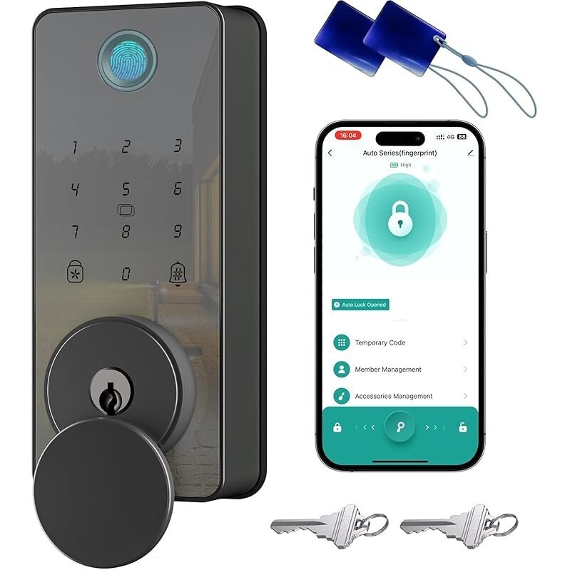 Biquole Keyless Entry Door Smart Lock with App Control
