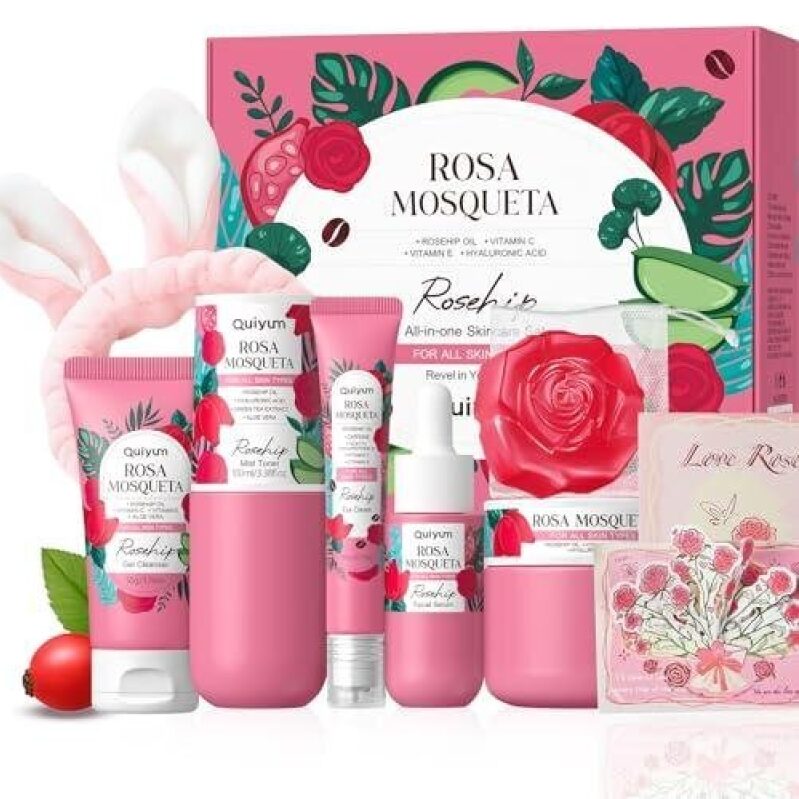 Rosa Mosqueta Skincare Kit - Natural Rose Oil & Vitamins