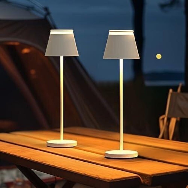 2 Pack Rechargeable LED Table Lamps with USB Charging Base - 50% OFF