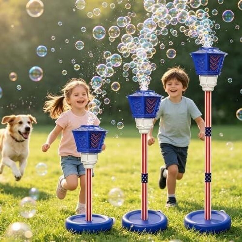Automatic Adjustable Bubble Machine for Kids - 50% OFF