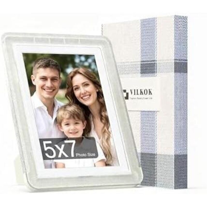Durable 5x7 Inch Double-Sided UV Protection Photo Frame - 50% Discount