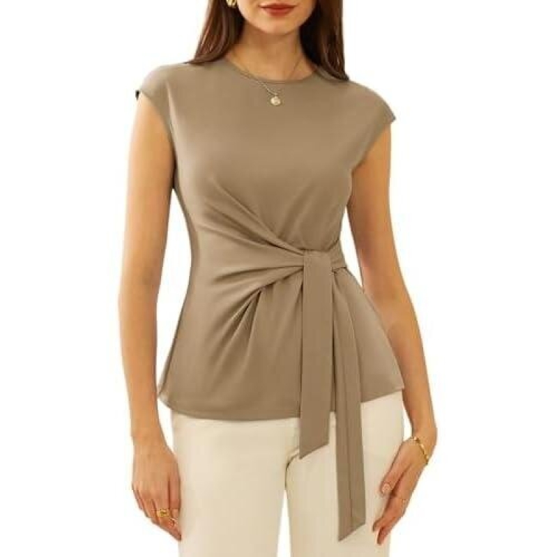 Stylish and Elegant Women's Short Sleeve Top - 61% Off