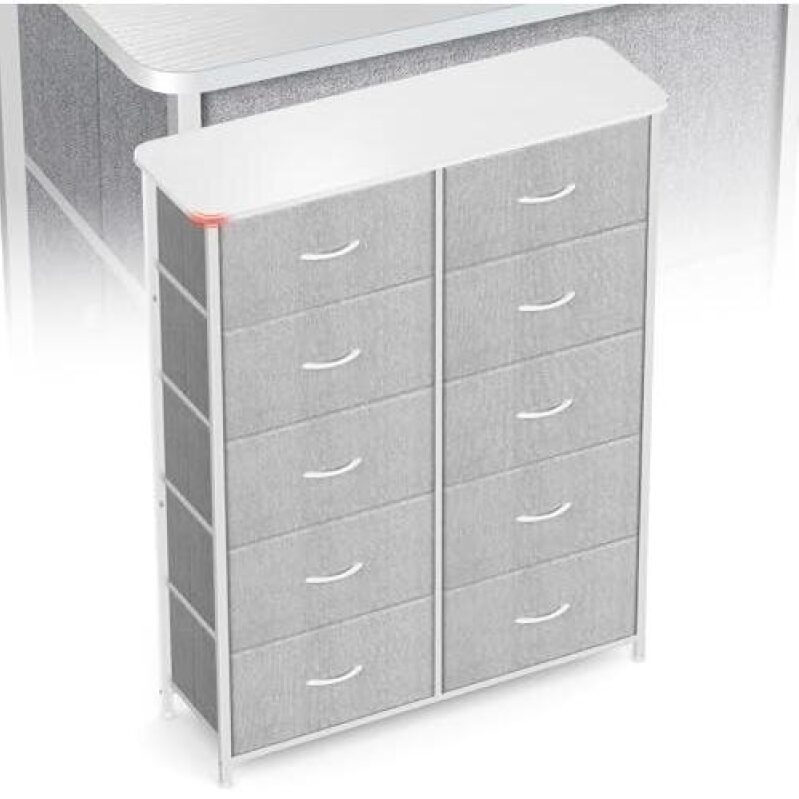 Curved Dresser with 10 Drawers - Save 50%
