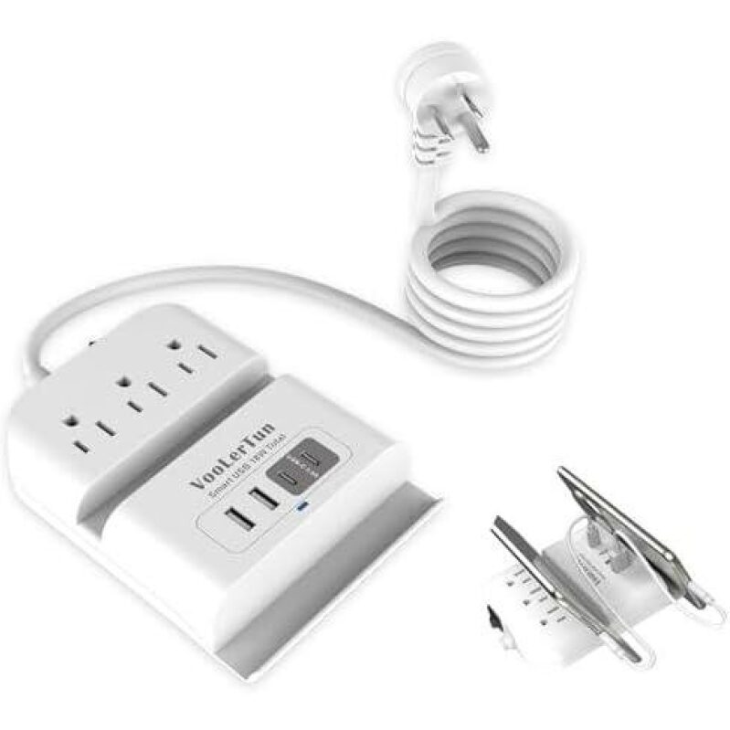 VoolerTun Smart USB 3.0 Charging Station - 6 Outlets with Surge Protection