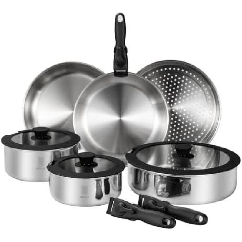 20-Piece Stainless Steel Cookware Set - 75% OFF