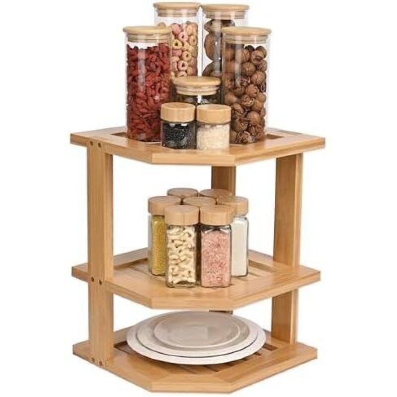 Multifunctional Bamboo Kitchen Organizer - 50% Discount